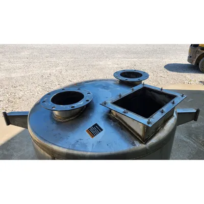 Used 48" dia. Stainless Steel Storage Bin / Hopper – 18 Cu/Ft