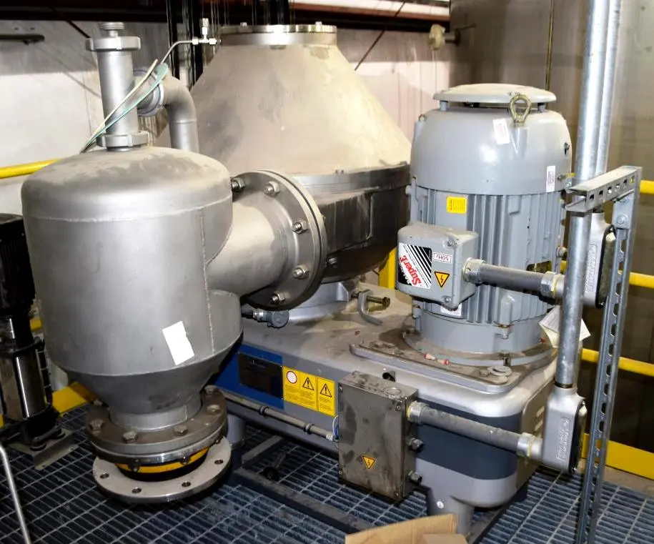 Flottweg AC 2000-430 vegetable oil purifier, 316SS.