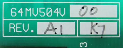 USED CALTRONICS 64MV407V03 CONTROL BOARD 64MV504V