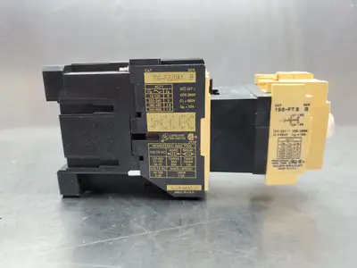USED Allen-Bradley 700-F220A1 Ser B Contactor w/196-FT Timer Relay