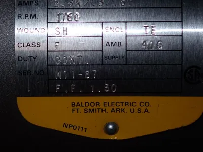 Used BALDOR CD3451 D.C. Motors Ohio US | HGR 24 #968298