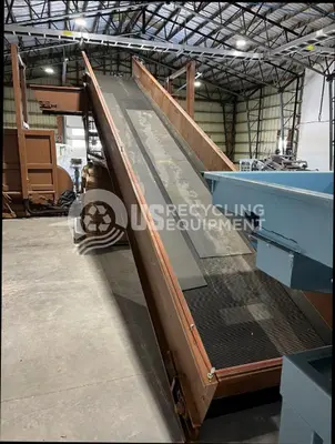 USED 2023 GRANVILLE EQUIPMENT SYSTEMS TWO (2) 60" VERTICAL BALERS WITH CONVEYORS & SCALES
