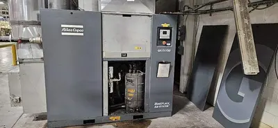 USED 2013 ATLAS COPCO MODEL VARIABLE-SPEED DRIVE ROTARY SCREW AIR COMPRESSOR 2013 ATLAS COPCO MODEL VARIABLE-SPEED DRIVE ROTARY SCREW AIR COMPRESSOR