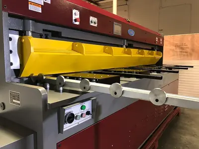 New | in-Stock GMC HS-1010E Power Squaring Shears (Gauge) Illinois US | Olympus Machinery Group #1348275