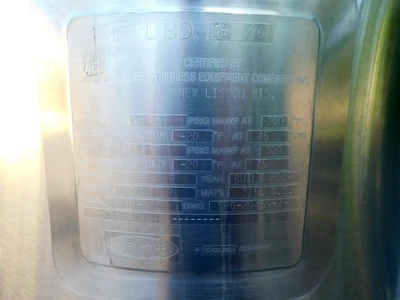 USED WALKER 175 L  REACTOR TK 306