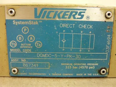 USED VICKERS DGMDC5YPK30