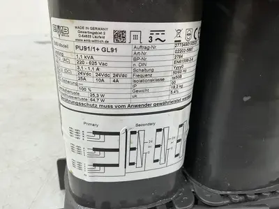 Used EMB WITTLICH PU91/1+GL91 Transformers Michigan US | Ideal Machinery #1308872