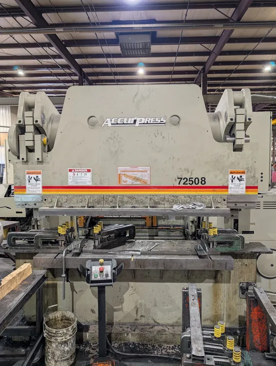 Used 2023 ACCURPRESS 72508 Press Brakes Illinois US | Lion Machinery #540985