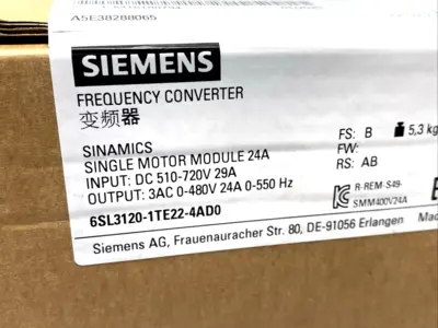 NEW SIEMENS SINAMICS S120