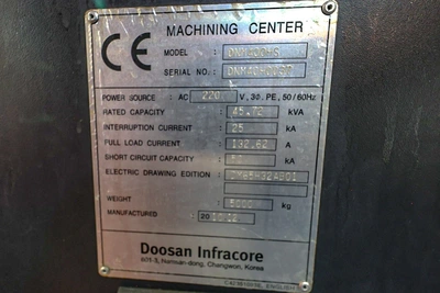 Used 2010 DOOSAN DNM 400HS Vertical Machining Centers Colorado US | Elevation Machine #1412025