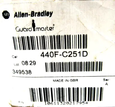 NEW ALLEN BRADLEY 440F-C251D CONTROL UNIT SER.A 440FC251D