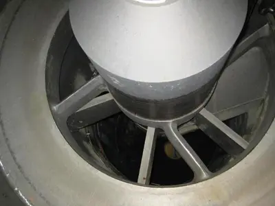 Sharples SP-6500 solid bowl basket centrifuge, 316SS.
