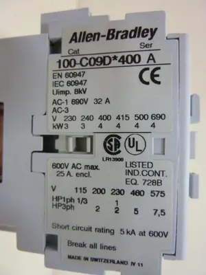 USED ALLEN BRADLEY 100-C09D.400 SER A