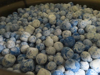 Alumina Pebble Mill Media, 6000 lbs.