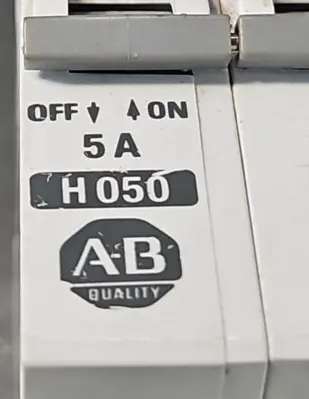 Allen-Bradley 1492-CB2 H 050 Series B Circuit Breaker 5A loc4A13