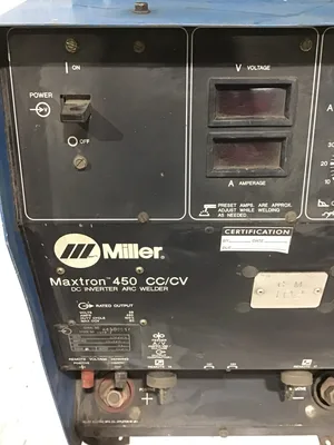 Miller Maxtron 450 CC/CV DC Inverter Arc Welder 3PH