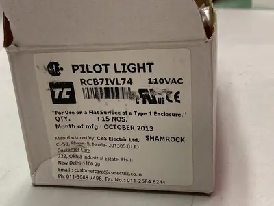 New | in-Stock SHAMROCK RCB7IVL74 Industrial Controls Ohio US | Surplus Asset Holdings #1242073