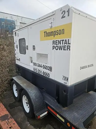 Used 2012 GENERAC 75KW Portable Generators | E&M Equipment #904017