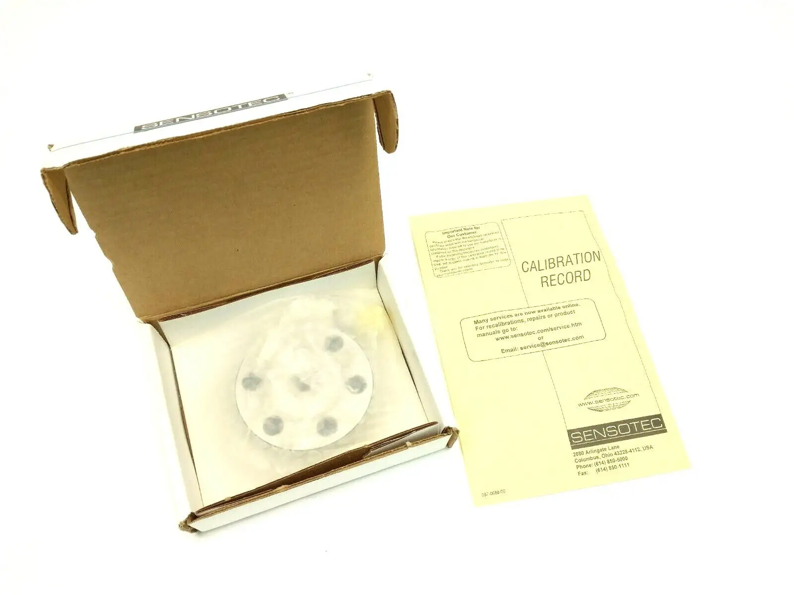 41/0572-01 | Sensotec  Precision Low Profile Load Cell 10 VDC 2000 LBS - New
