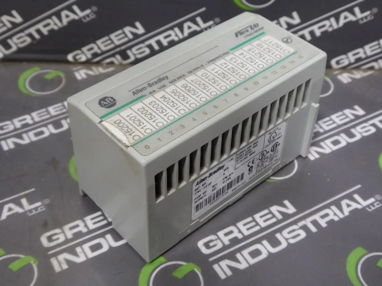 Allen Bradley 1794-OB16P/A Flex I/O Source Output Module B01 Used