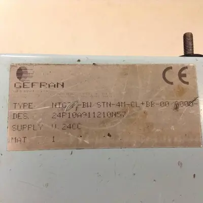 USED GEFRAN NTGT-BW/STN-4M-CL BB-00/0000