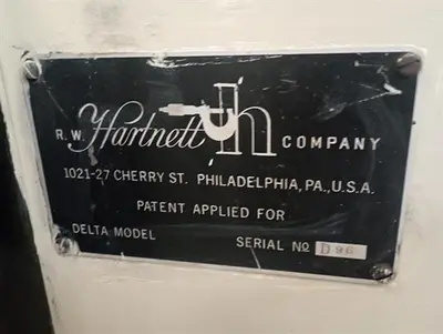 HARTNETT MODEL DELTA TABLET BRANDER