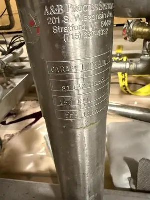(2) AB Process 150 Gallon SS jacketed & Agitated Tanks