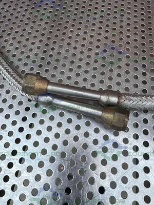 Unbranded Stainless Steel Braided Hose 72" w/ 1" Female Threaded Fitting