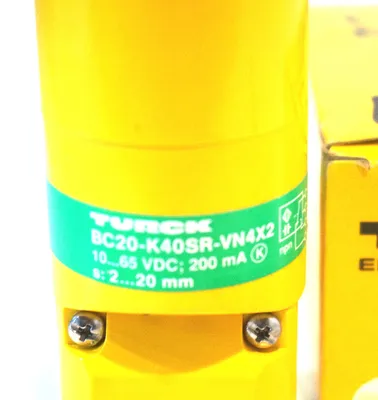 NEW TURCK BC20-K40SR-VN4X2 PROXIMITY SWITCH BC20K40SRVN4X2