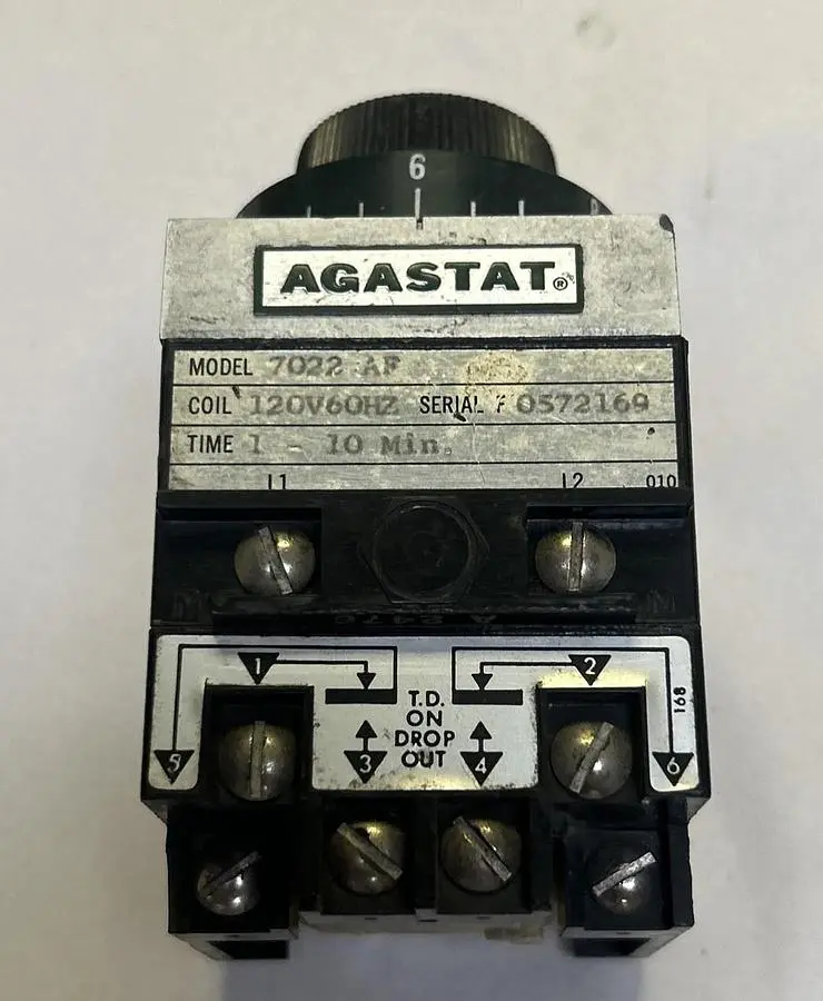 Used AGASTAT 7022AF Miscellaneous Equipment (Electrical & Power) | Surplus Asset Holdings #1201719