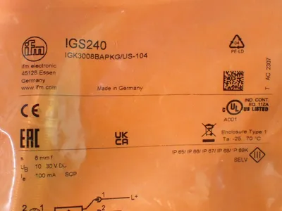 NEW IFM IGS240