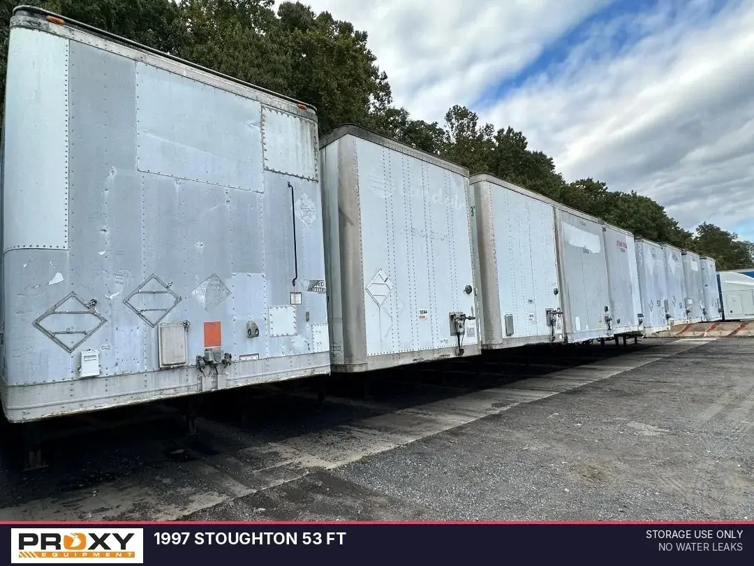Used 1997 STOUGHTON 53 FT Box Trailers Pennsylvania US | Proxy Equipment #1384953