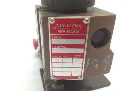 Used Applitek Terminal Crimper20 AWG Position B, Crimp Height 054 Wire Crimpers Michigan US | Maverick Industrial Sales #1397553