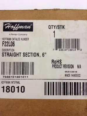 Used HOFFMAN F22L06 Miscellaneous Equipment (Electrical & Power) | Surplus Asset Holdings #1190976