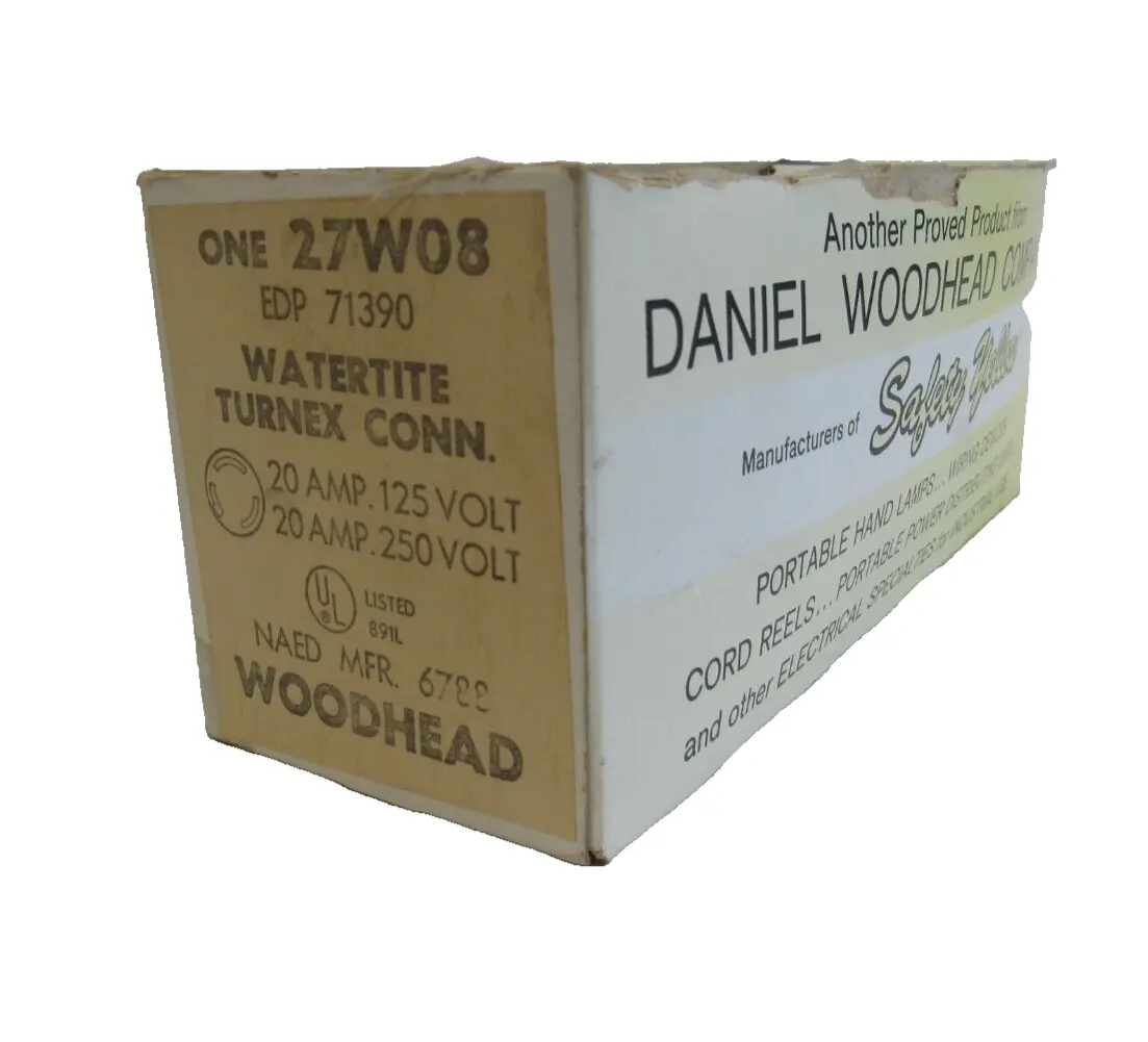 NEW DANIEL WOODHEAD 27W08 WATERTITE TURNEX CONNECTION
