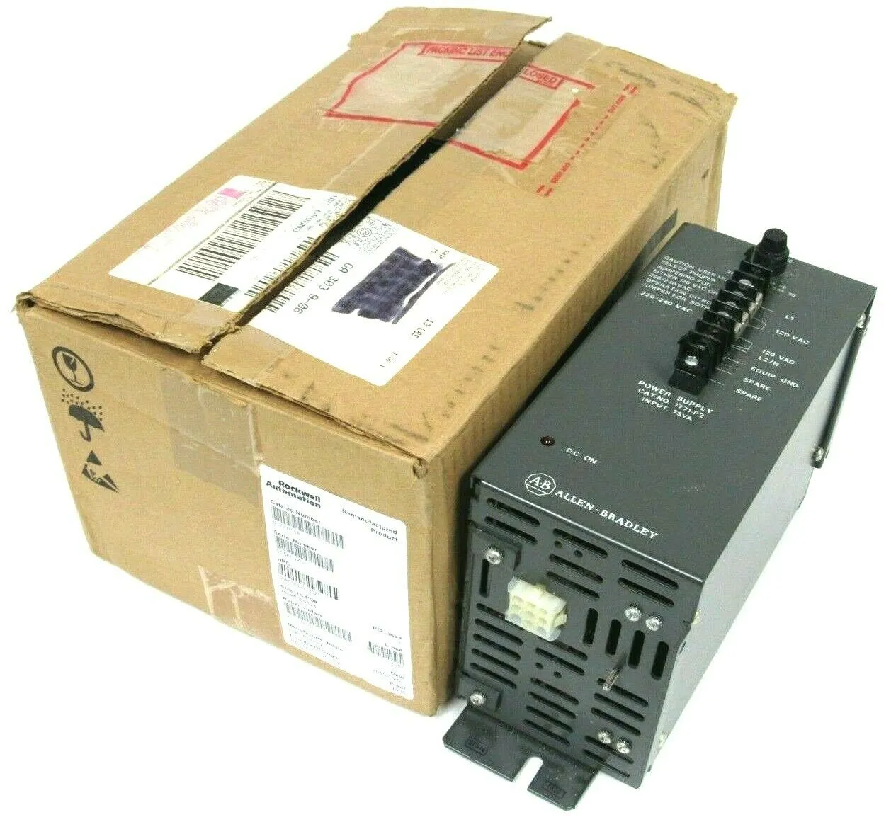 REFURBISHED ALLEN BRADLEY 1771-P2 SER. B POWER SUPPLY 1771P2