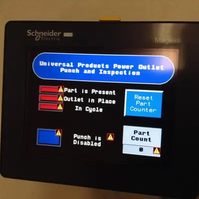 Used SCHNEIDER ELECTRIC HMISTU655 Interface Monitors Michigan US | Ideal Machinery #1233040