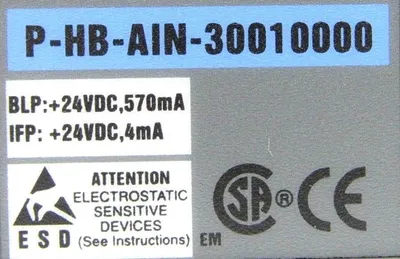 NEW ABB P-HB-AIN-30010000 HARMONY BLOCK MODULE PHBAIN30010000 AIN-300