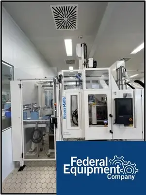 USED KraussMaffei 50 Ton Krauss Maffei Injection Molding Line