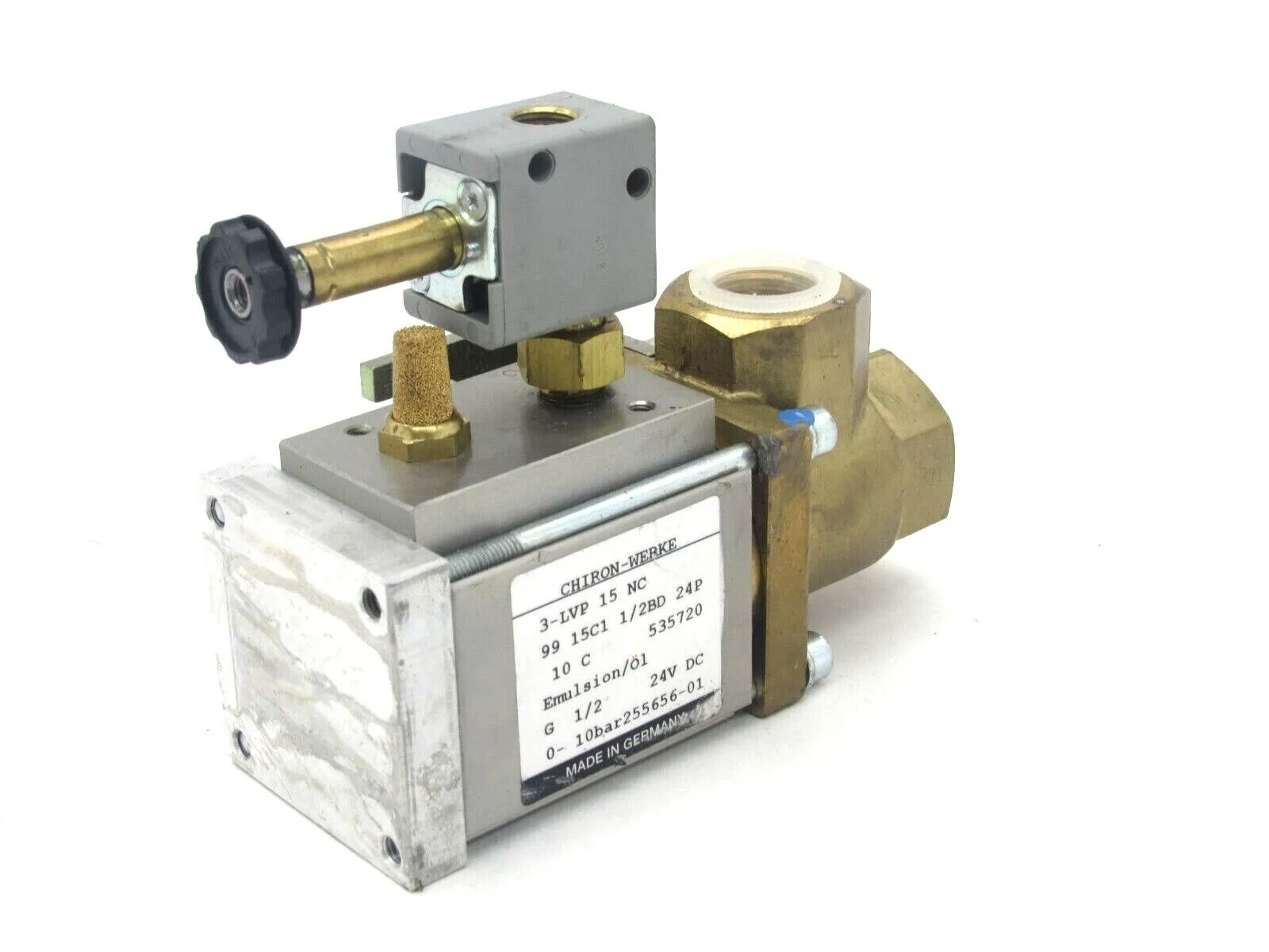 NEW CHIRON 3-LVP 15 NC COAXIAL VALVE 3LVP15NC