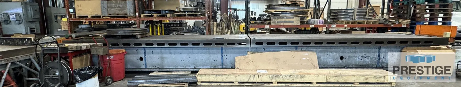 52" x 388" x 34" T-Slotted Planer Table