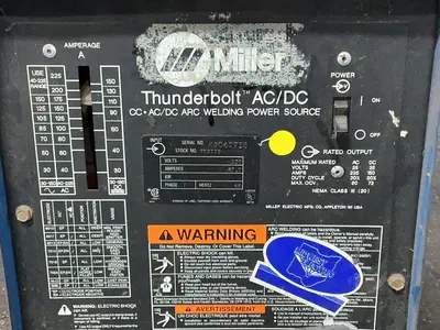 Used MILLER THUNDERBOLT AC/DC Arc Welders Ohio US | HGR 24 #1498584