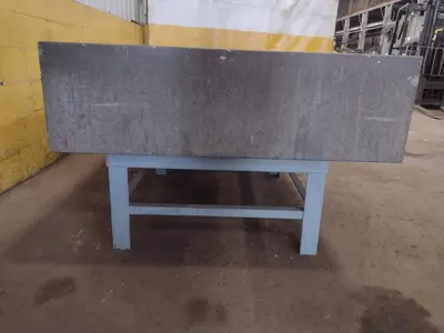 8' X 4' X 14" ROCK OF AGES PRECISION LAYOUT INSPECTION GRANITE TABLE: STOCK #23806