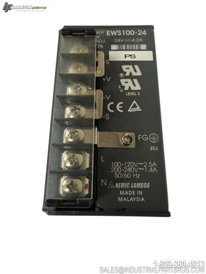 Used NEMIC LAMBDA EWS100-24 Power Supplies Kentucky US | Industrial Parts R Us Inc. #1088373