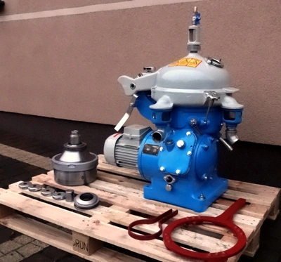 (2) Alfa-Laval MAB 104B-24-60 oil purifiers, SS.