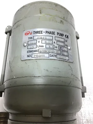 TW JCB45 Three Phase Pump 150W 460V 60Hz 0.35A