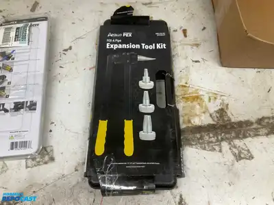 Lot of Apollo Pex Tools Including Pex-A Pipe Expansion Tool, Pex-A Pipe Expansion Tool Kit, and...