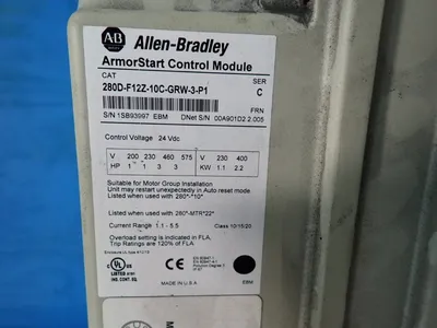 USED ALLENBRADLEY 280DF12Z10CGRW3P1
