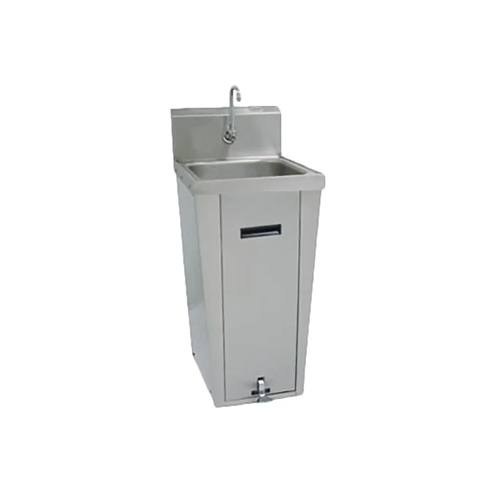 Advance Tabco 7-PS-18 Pedestal Commercial Touchless Hand Sink w/ 14"L x 16"W x 6"D Bowl, Gooseneck Faucet
