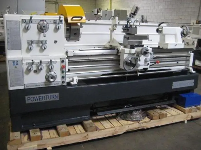 22" X 88", "NEW" POWERTURN ENGINE LATHE, W/ 4-1/8 SPINDLE BORE